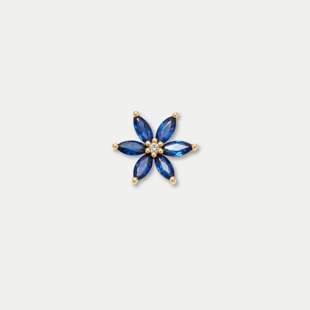 Sapphire Bloom Charm