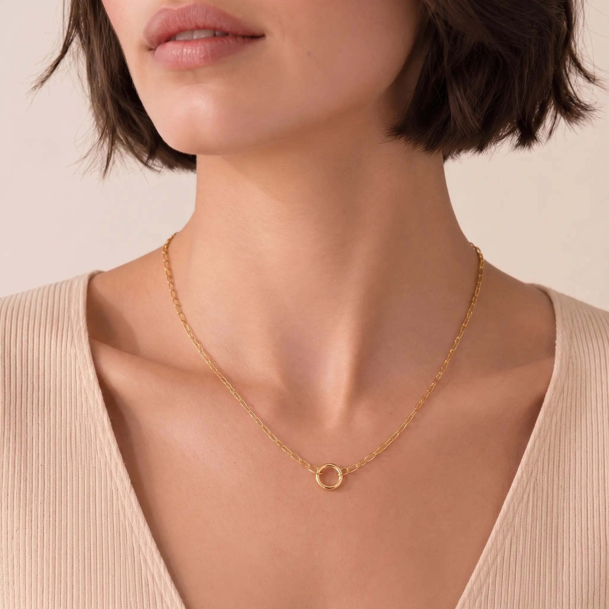 Link Chain Necklace - Gold (20 in)
