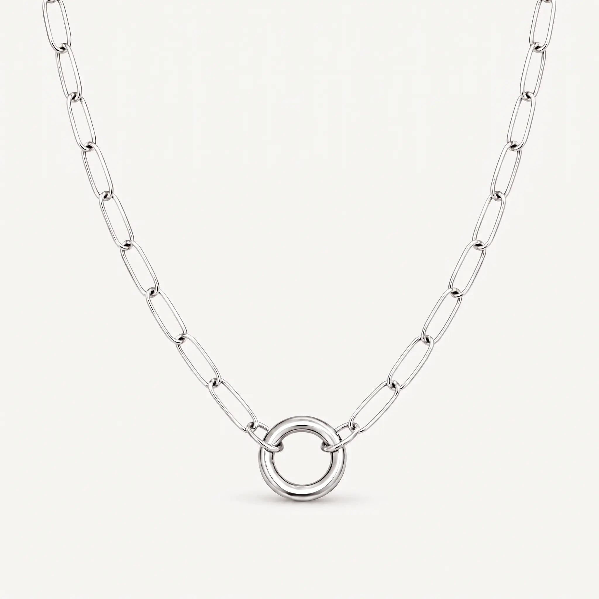Link Chain Necklace - Silver (20 in)