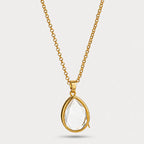 Ocean Crystal Locket Necklace