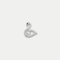 Baroque Pearl Swan Charm