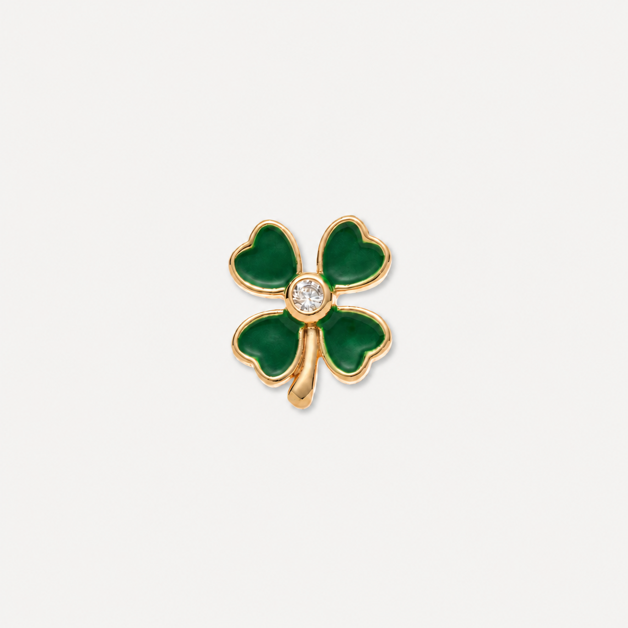 Four-Leaf Clover Charm